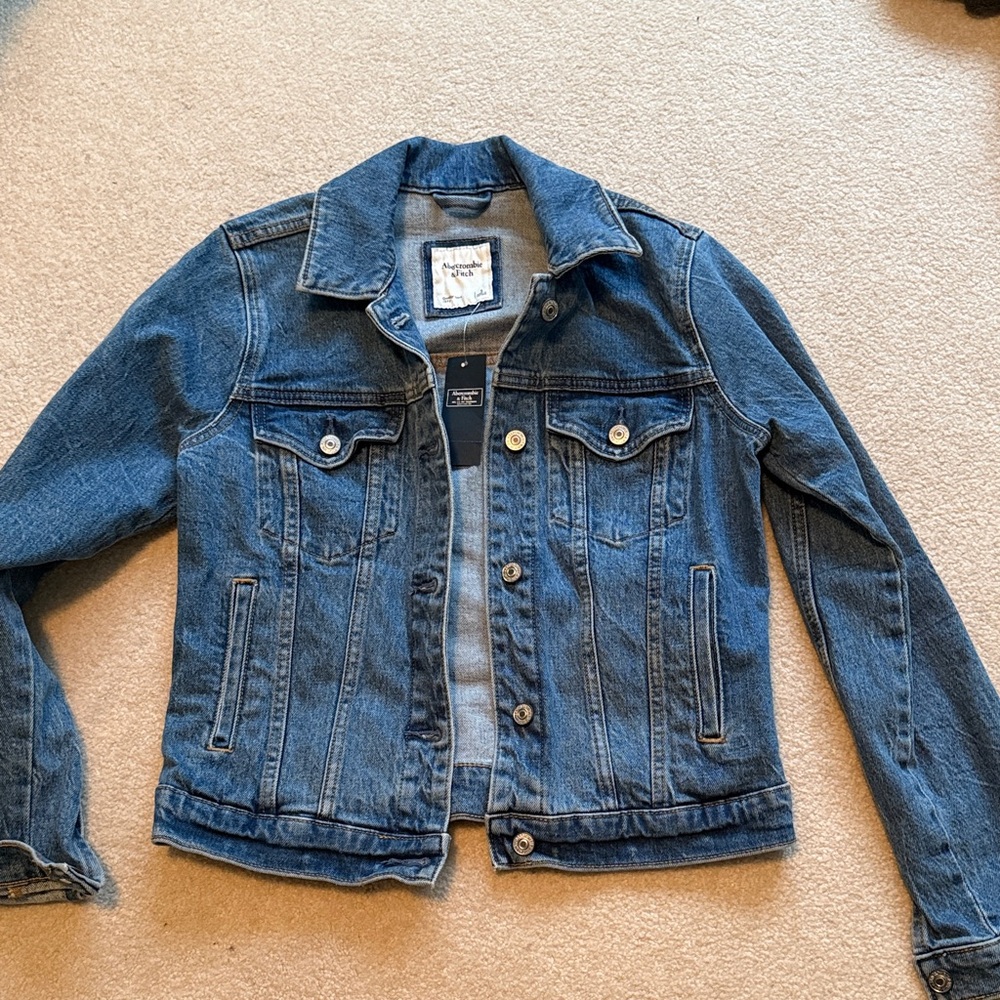 Abercrombie & Fitch Light Blue Denim Jacket